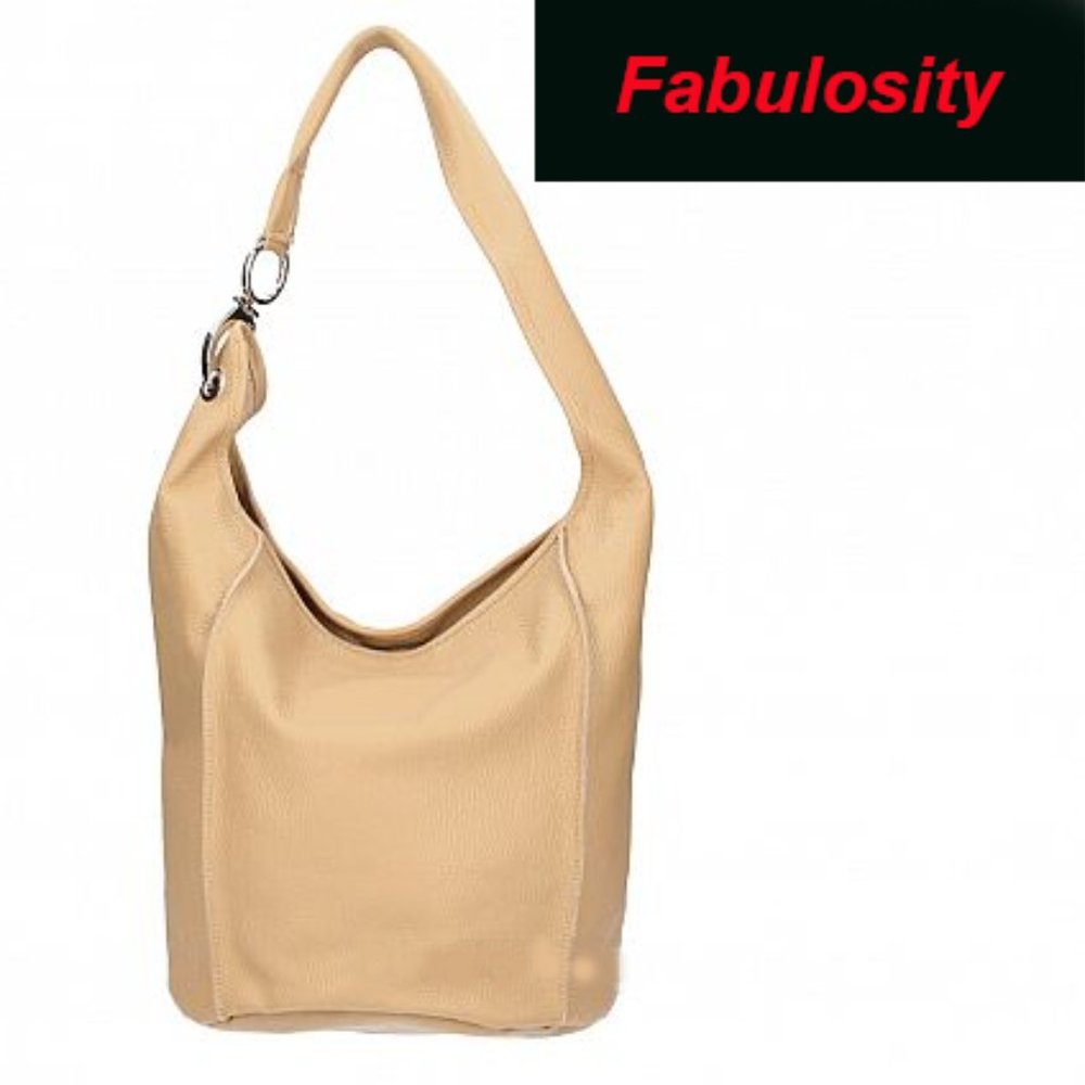 Adorable Brown Bag Italian Leather Camel